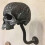 Skull Helmet Rack - Sturdy Wall Mount for Motorcycle and Beard Helmets 3