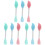 9Pièces Brosse Double-Tête Silicone Pour 2