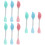 9Pièces Brosse Double-Tête Silicone Pour 7