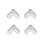 4 Pieces Clear Safety Soft Plastic Table Desk Corner Guard Protector 1