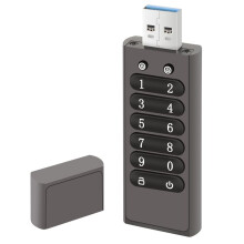 Unidade USB Segura, Volkcam 32GB Criptografada USB Flash Drive Hardware Senha Memory Stick com Teclado U Disk Flash