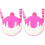 2Pièces Enfant Durable En PP Portable À Motif Donut 2
