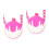 2Pièces Enfant Durable En PP Portable À Motif Donut 4