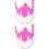 2Pièces Enfant Durable En PP Portable À Motif Donut 5