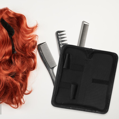 2Pièces À Ciseaux Noir Compact Pour Coiffeurs Et Usage 2