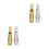 4Pièces Flacons Spray Verre Miniatures Étanches Variees 3
