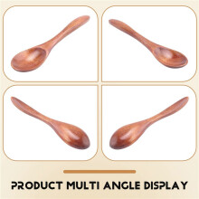 Cucharas de Madera, Cucharas PequeñAs de Madera, Minicucharadas, Accesorios de Cocina de Madera para Chocolate Caliente, Miel, Café, Té