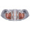 1 Pair Wing Mirror Indicator Light Cover Side Mirror Indicator Lamp Lens Replacement for Iveco Daily 1