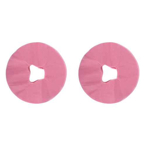 100Pièces Pads Massage Jetables Rose Confort Salon Spa 1