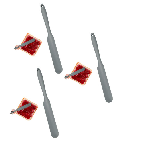 3St Lichtgewicht Spatels Met Comfortabele Handgreep Grijs 2