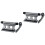 2Pièces Porte Fourche Fixation Rapide Transport Sûr Gris 4