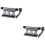 2Pièces Porte Fourche Fixation Rapide Transport Sûr Gris 6