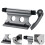 2Pièces Porte Fourche Fixation Rapide Transport Sûr Gris 8