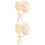 2Pièces Bonnet Bébé Beige En Élégant Pour Déco 4