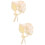 2Pièces Bonnet Bébé Beige En Élégant Pour Déco 6