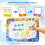Kids Scribble Drawing Mat Water Aqua Magic Doodle Board 3 Magic Pen Drawing Book 8