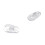 25 Pairs Silicone Eyeglass Nose Pads Oval Push 1