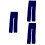 3Stk Navy Leggings Gefüttert Stretchy Für Winter Kleider 5