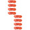 8Stk Essstäbchenhalter Keramik Design Orange 7