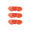 8Stk Essstäbchenhalter Keramik Design Orange 9