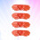 8Stk Essstäbchenhalter Keramik Design Orange 10