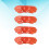 8Stk Essstäbchenhalter Keramik Design Orange 11