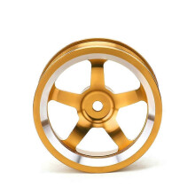4Pcs 1/10 Aluminum Alloy Wheel Hub Accessory RC Parts Fit for HSP 94123 Touring Drift CarYellow