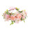 3Stk Blumenhaarreif Farbenfroh Braut 10