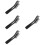 4Pièces Pinces Noires Acier Pour Barbecue Buffet 6