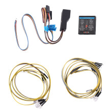 1/8 1/10 RC Auto 16 LED-Lichtsysteem voor en Achterlicht Richtingaanwijzers Remlichten voor HSP HPI AXIALE RC4WD