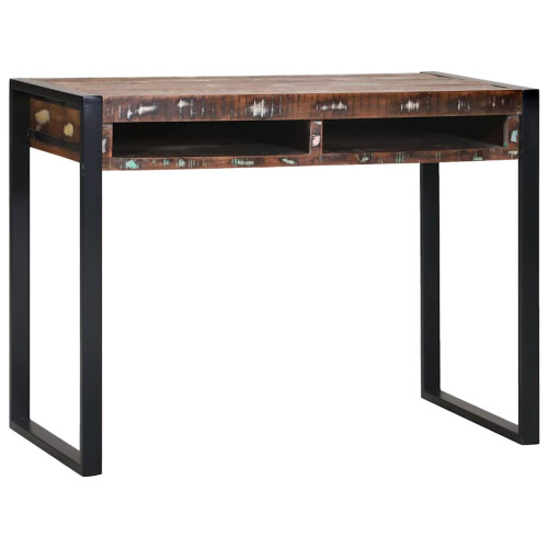 VidaXL vidaXL Dressing Table Multicolour 100 x 50 x 75 cm Solid Reclaim wood 1
