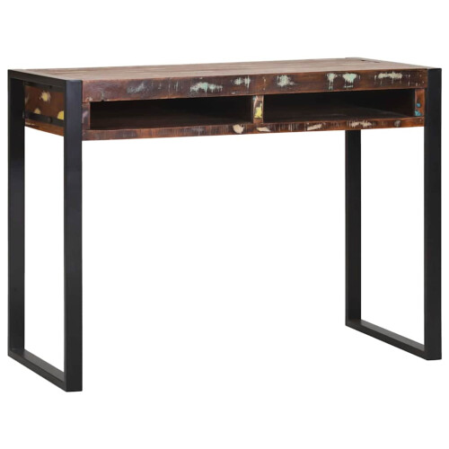 VidaXL vidaXL Dressing Table Multicolour 100 x 50 x 75 cm Solid Reclaim wood 2
