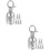 12Stk Metall-Seilstopper Mit Haken, , Langlebig Elegant 5