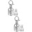 12Stk Metall-Seilstopper Mit Haken, , Langlebig Elegant 6
