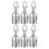 12Stk Metall-Seilstopper Mit Haken, , Langlebig Elegant 10