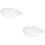 2Stk Große Glasschüssel Salad Bowl Für Gemüse Servieren 6