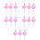15Pièces Boules À Mousse Rose Douceur Et Pour Douche 7