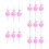 15Pièces Boules À Mousse Rose Douceur Et Pour Douche 10