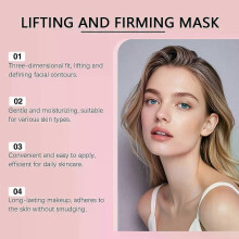 (12pcs) Collagen Lifting Firming Chin Mask 4PCS Firms Brightens Skin Smooths Lines Tightens Chin Contours Jawline Skincare Gift