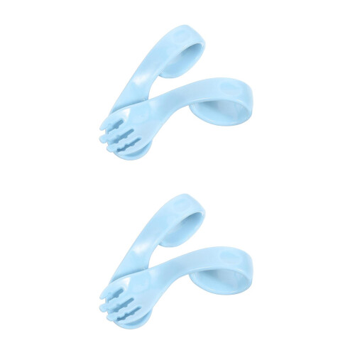 2Sets Säuglings Essgarnitur Sicheres PP Training Gabel Set 2