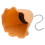2Stk Wandmontierter Orange Kunststoff Für 9