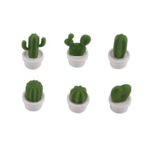 12 Pcs Cute Cactus Refrigerator Magnets,Decorative Fridge Magnet Locker Magnet,Dry Erase Board Magnet,Perfect Fridge Magnets for House Office Personal