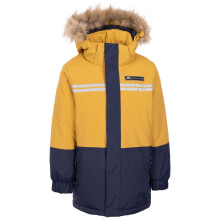 (7-8 Years, Honeybee) Trespass Kids Waterproof Jacket with Hood Laytone