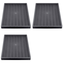 3X Waterproof Keycap Storage Box with Lid -for Keyboard Keycaps Display and Collection Black