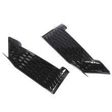 1 Paire Noir Avant Antibrouillard Lampe Cadre DRL Couverture Garniture Autocollant pour   10Th Gen 2016-2021