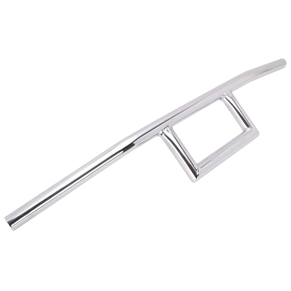 Motorcycle 7/8Inch Handlebar Cafe Racer Box Window Attack Style Handlebars 22Mm Universal For Bobber Chrome Silver 4714220808983