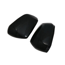 2Pcs ABS Carbon Fiber Side Wing Mirror Cover Rearview Mirror Cap Cover For- Q2 2017-2020 Q3 2019-2021