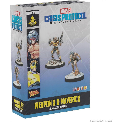 Marvel Crisis Protocol Weapon X & Maverick Miniature