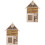 2Pièces Refuge En Bois Beige Pour Protégé 3