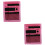 2Stk Pink Pen Organizer Langlebig Für Schule Und 6